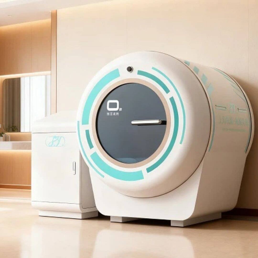 Saeke - Space-Themed Monoplace Rigid Hyperbaric Chamber (2.0 ATA)