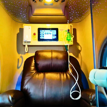 Kunlun III - Elite Rigid 2.0 ATA Hyperbaric Chamber with Zero-Gravity Massage