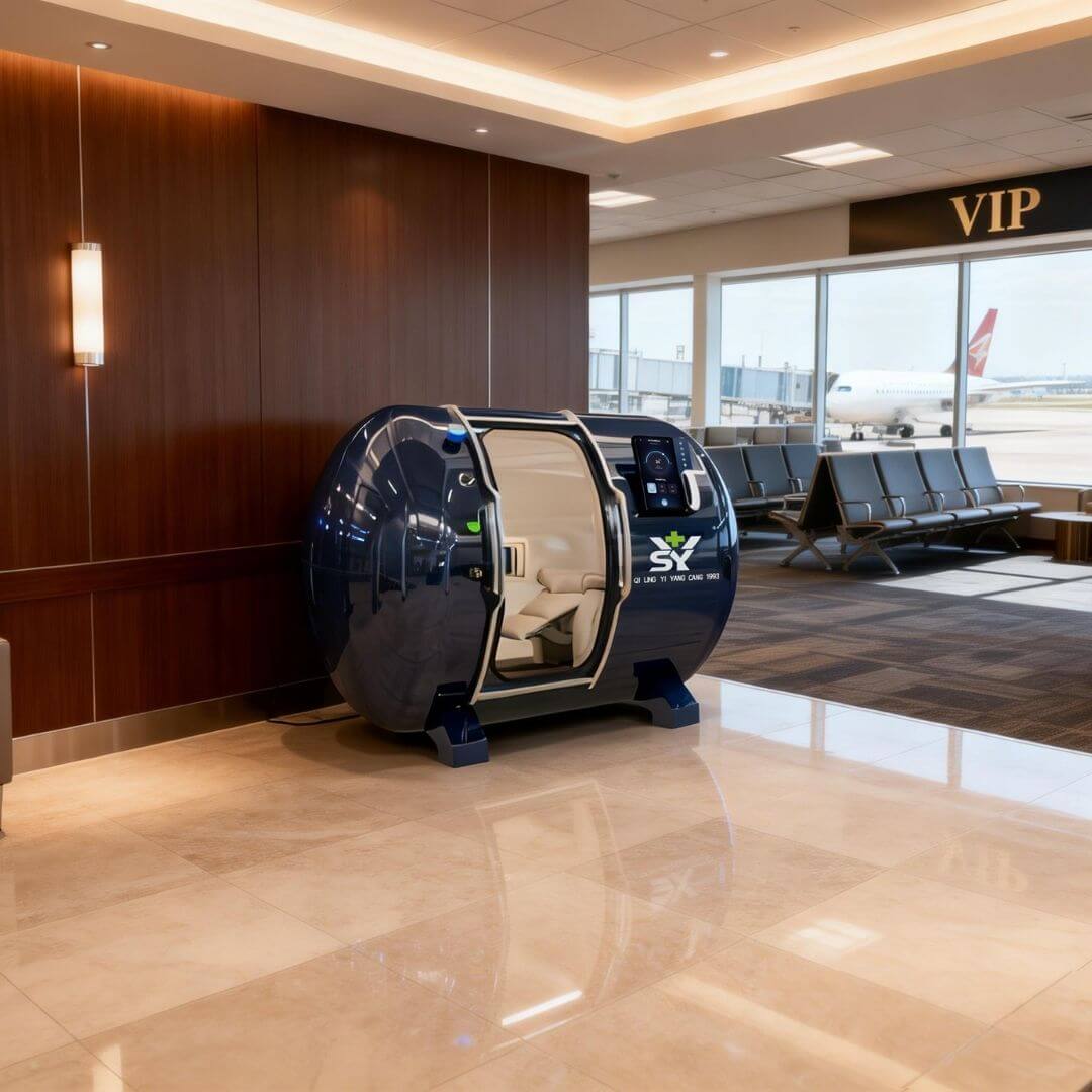 Changbai I - Luxury Rigid 2.0 ATA Hyperbaric Oxygen Chamber with 34" Smart TV