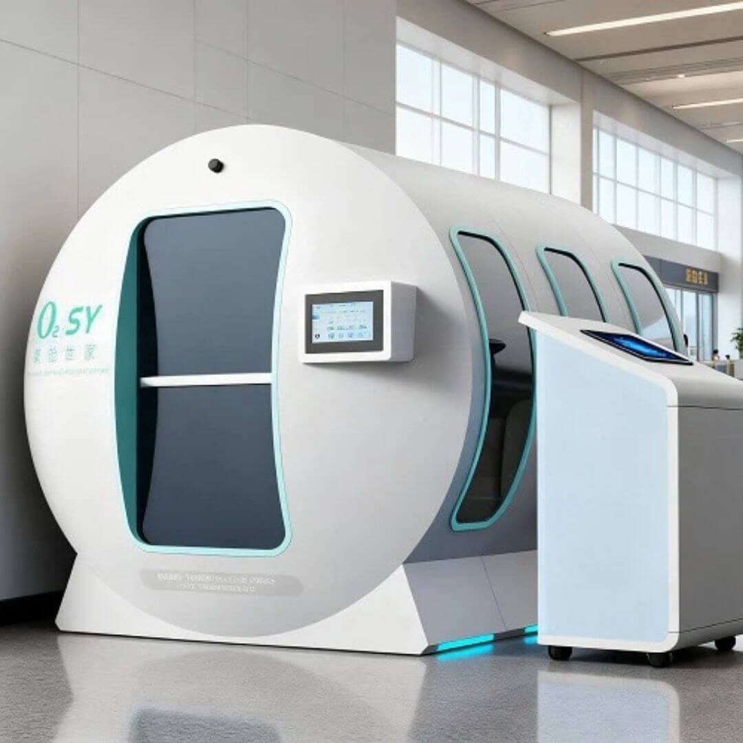 Anke - Space-Themed Biplace Rigid Hyperbaric Chamber (2.0 ATA)