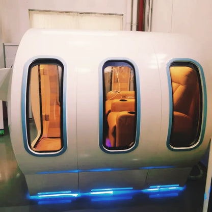 Anke - Space-Themed Biplace Rigid Hyperbaric Chamber (2.0 ATA)