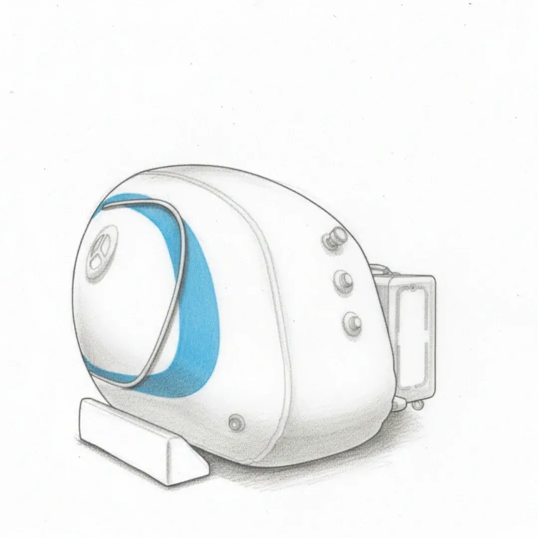 C-Shaped Side-Opening Sitting Hyperbaric Chamber | 1.5 ATA Portable System 2